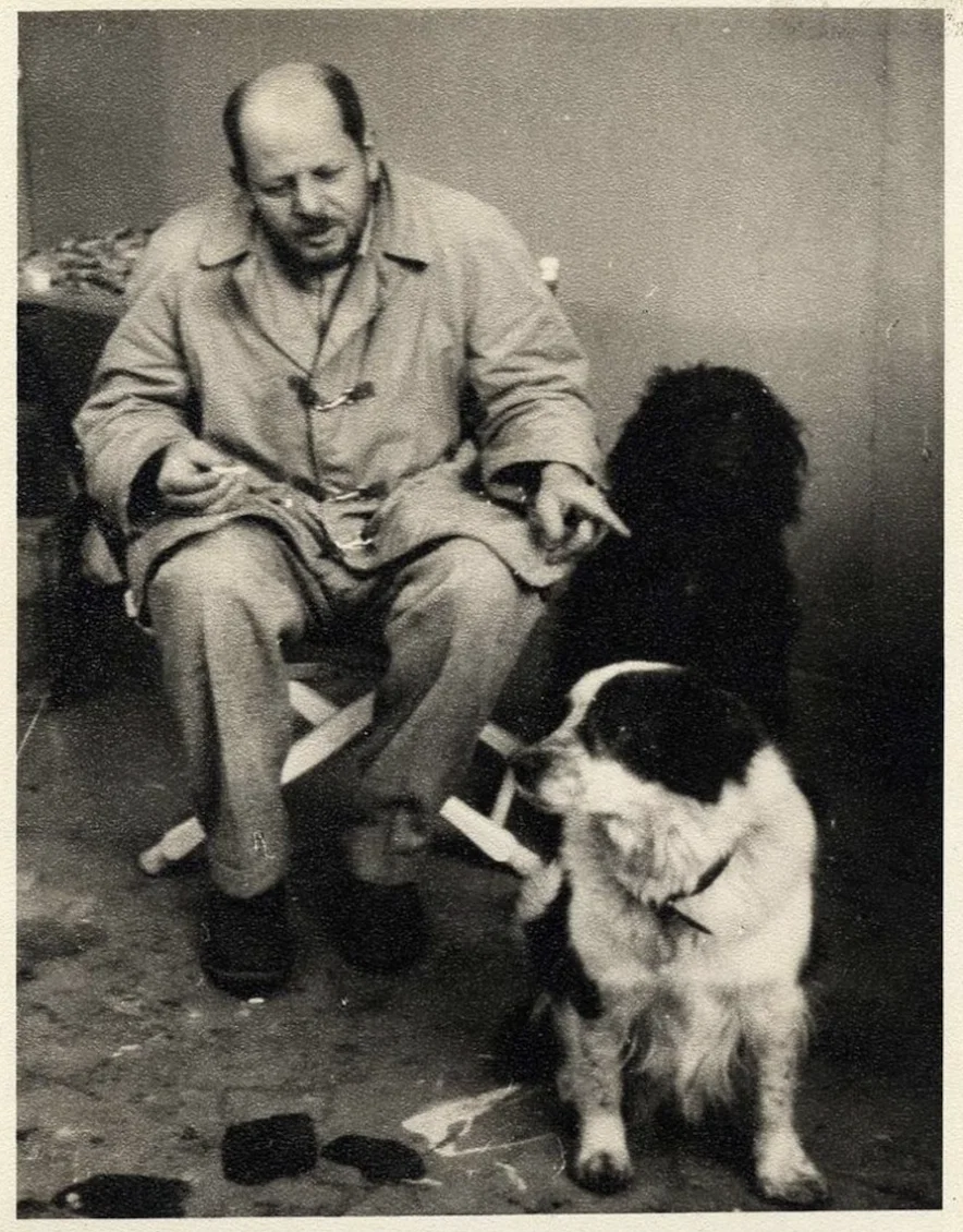 Jackson Pollock and Ahab at The Hedges Inn, 1950s