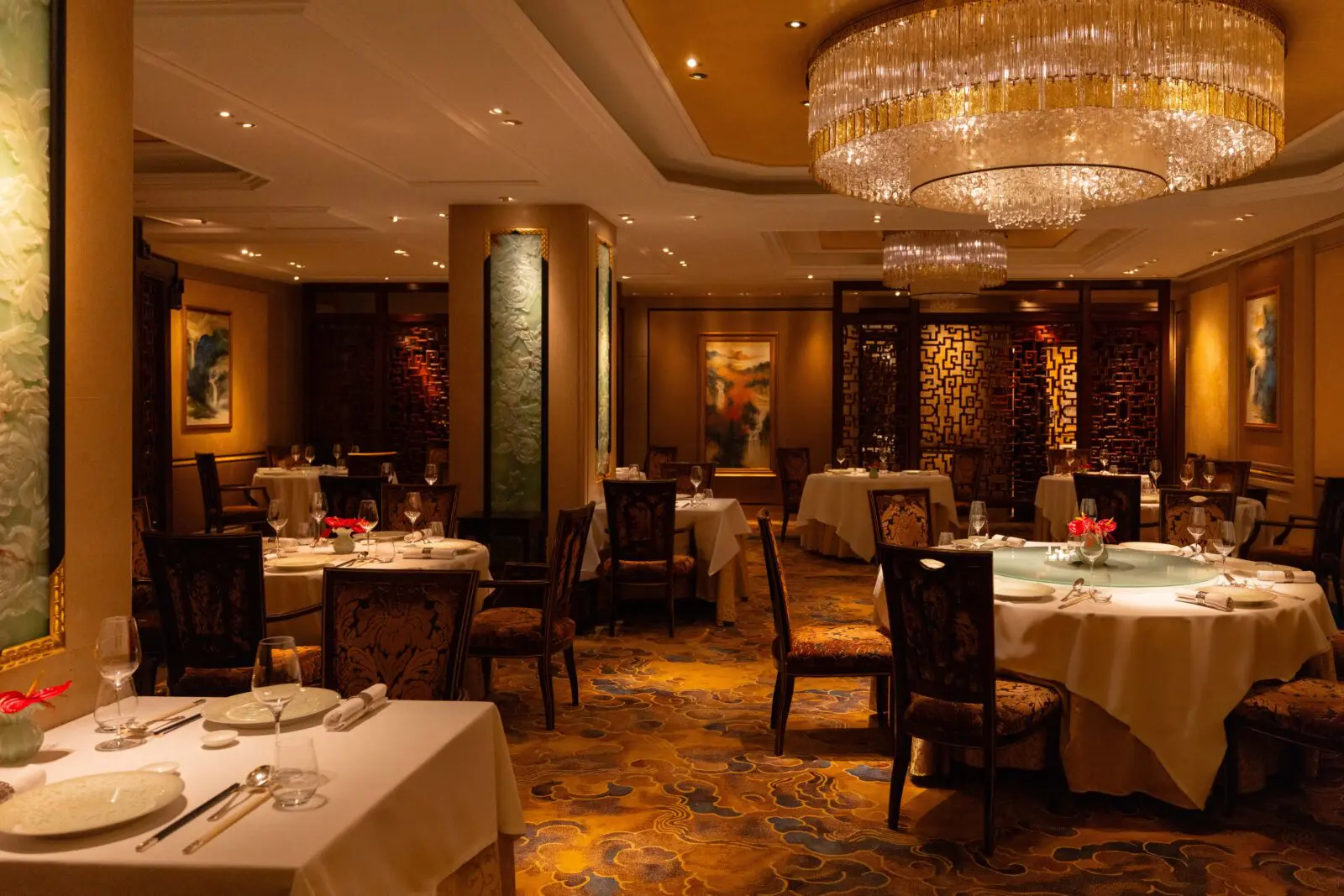 Shang Palace, the hotel's Cantonese restaurant, is the first Chinese restaurant in France to earn a Michelin star.