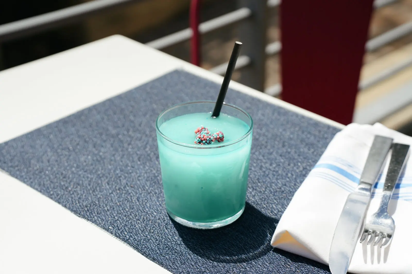 Get your red, white, and blue on with a deliciously curated cocktail at State Fare. (Photo by Culinary Khancepts)