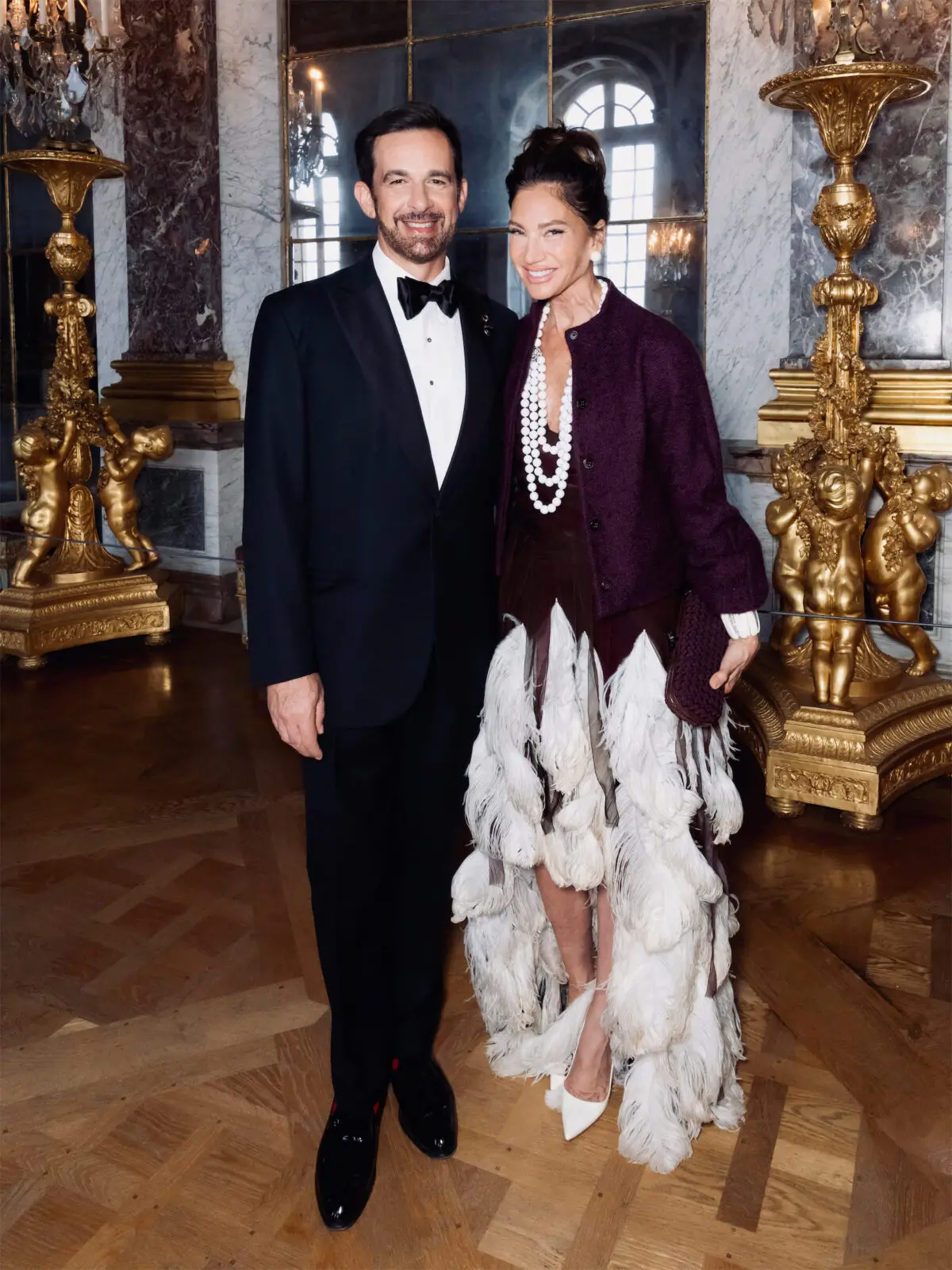 Stephane Gerschel, Tracey Amon at the American Friends of Versailles soirée (Photo © François Goizé)
