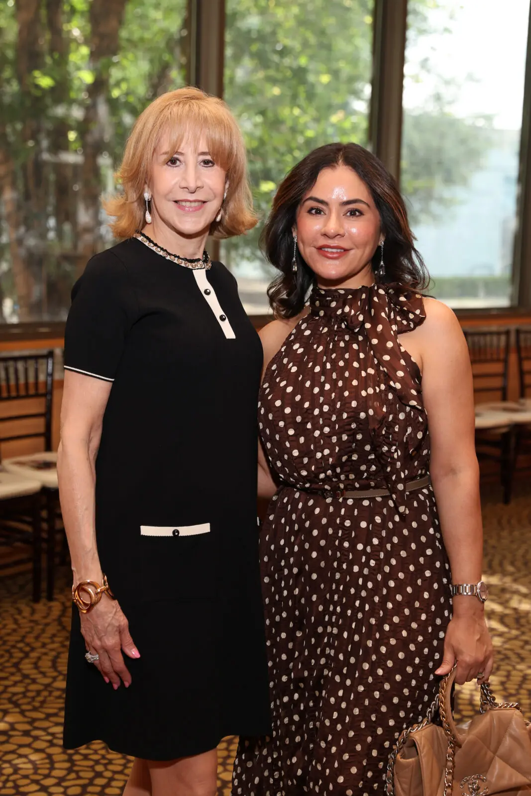 Vicki West, Elia Gabbanelli at the reception honoring Hans Graf (Photo by Priscilla Dickson)