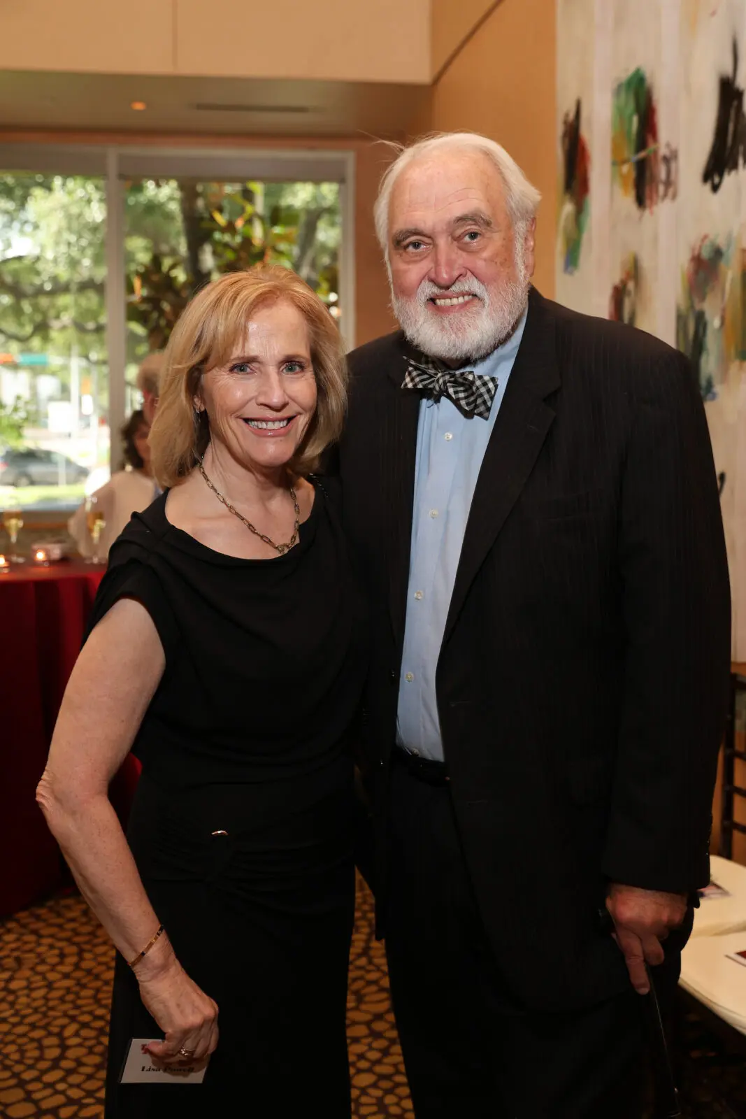Lisa Powell, Philippe Berquist at the reception honoring Hans Graf (Photo by Priscilla Dickson)