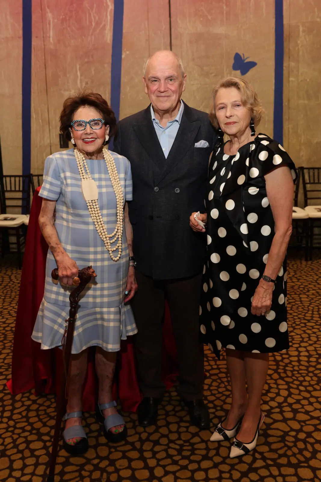Cyvia Wolff, Hans & Margarita Graf at the reception at Tony's (Photo by Priscilla Dickson)
