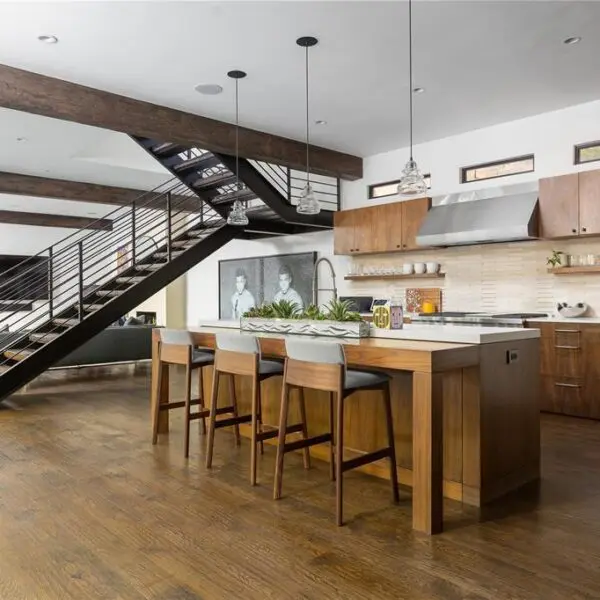 Inside A Sleek and Masculine $4 Million Bachelor Pad in Highland Park