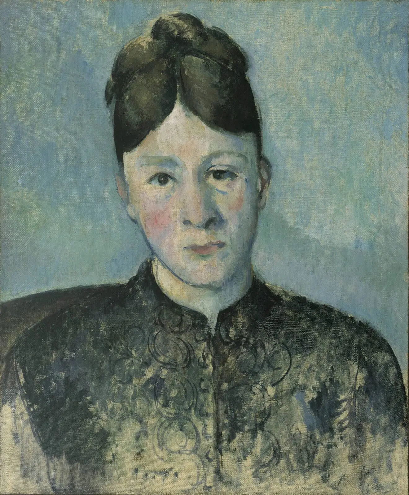 Paul Cezanne, "Portrait of Madam Cezanne," circa 1885, at Museum of Fine Arts, Houston