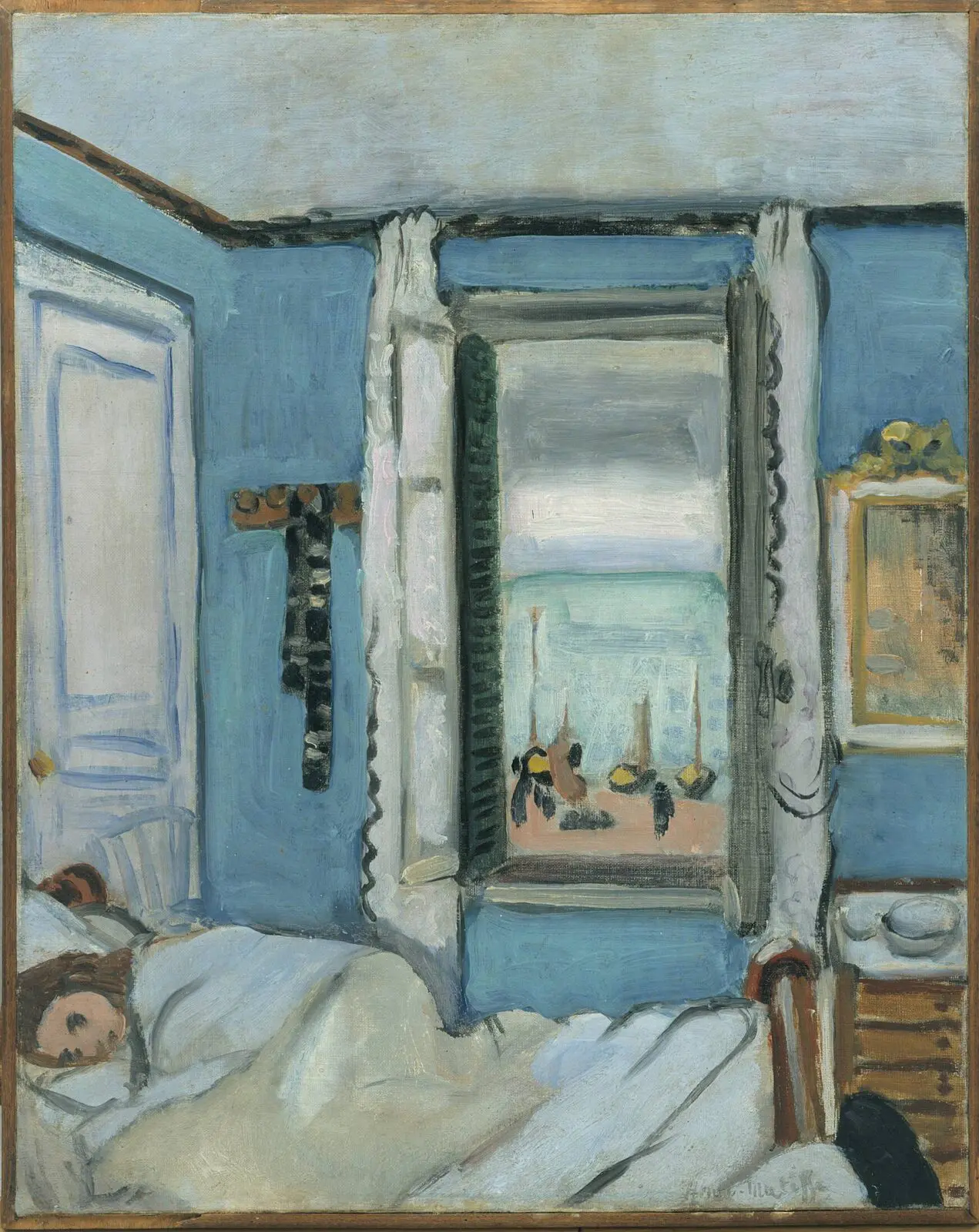 Henri Matisse, "Interior, Étretat," 1920, at Museum of Fine Arts, Houston (© 2026 Succession Matisse / Artists Rights Society, New York)