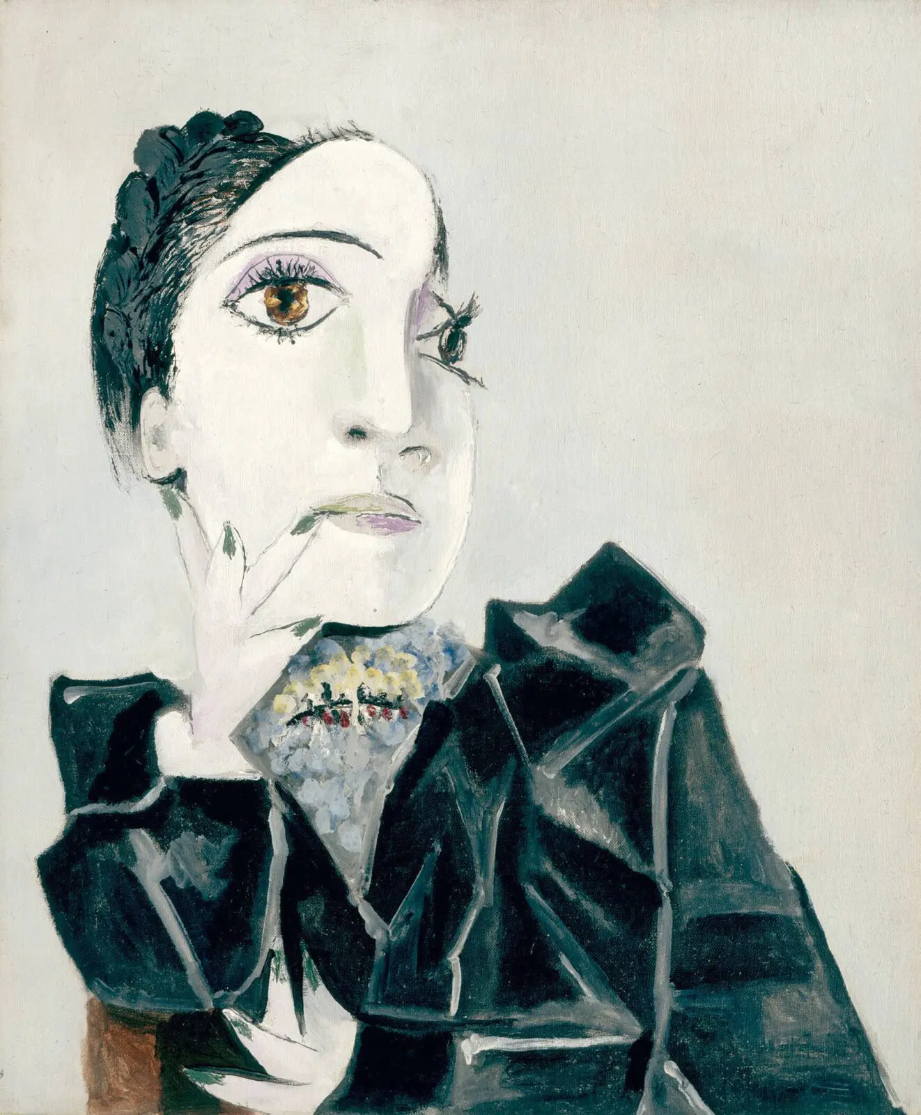Pablo Picasso, "Dora Maar with Green Fingernails," 1936, at Museum of Fine Arts, Houston (Museum Berggruen, Neue Nationalgalerie. © 2026 Estate of Pablo Picasso / Artists Rights Society, New York)
