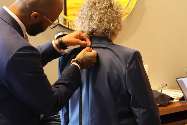 Aim for well-fitted clothing that flatters your shape, and consider visiting their tailors for adjustments.