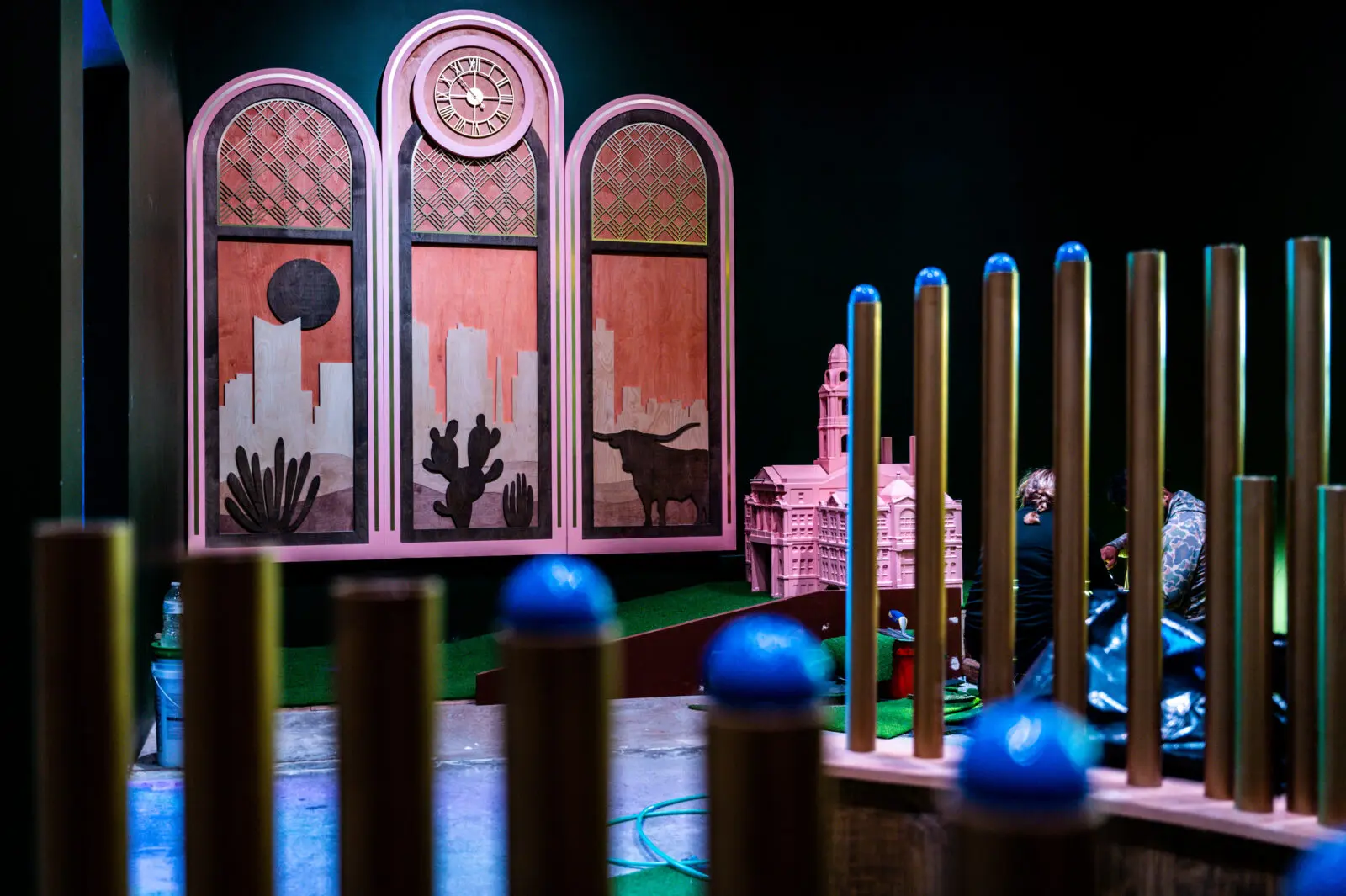 The Dirdie Birdie brings Fort Worth-themed mini golf, a chef-driven restaurant, and a lively bar together under one roof. (Photography by Consumable Content)