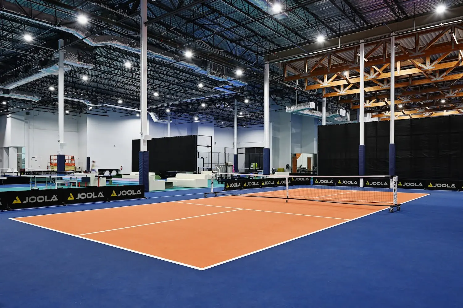 Preston Playhouse is an indoor pickleball and padel facility near T Bar M in Dallas. (Courtesy)