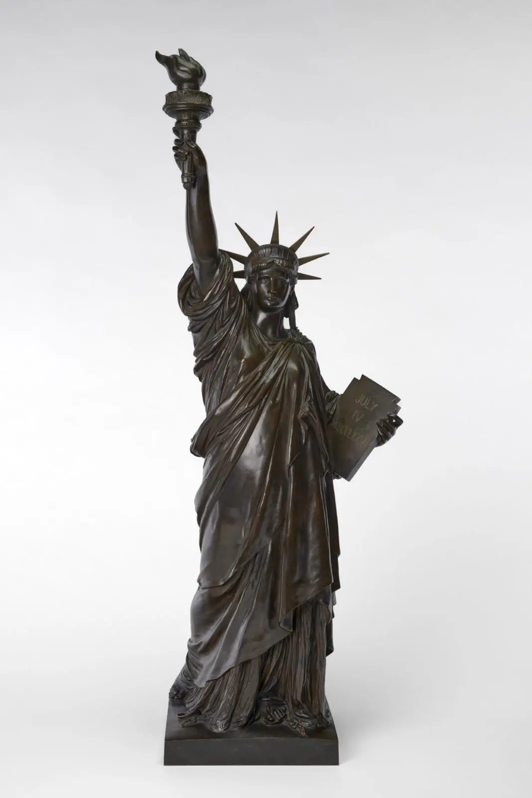 Frédéric-Auguste Bartholdi’s "Liberty Enlightening the World (Statue of Liberty)," 1894–1901, anchors the Carter’s new exhibition. (Courtesy)