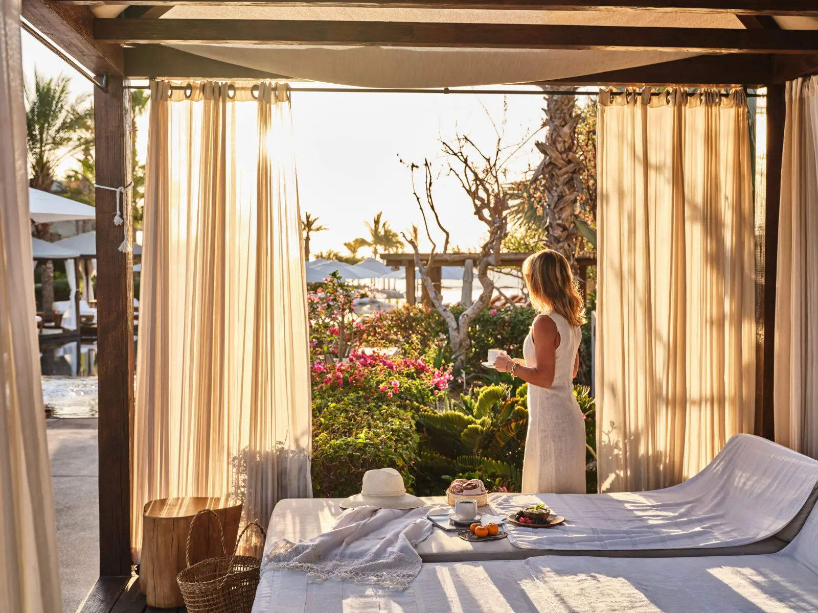 Secure a poolside cabana for a respite from the sun. (Photo by Chileno Bay Resort & Residences, Auberge Collection)