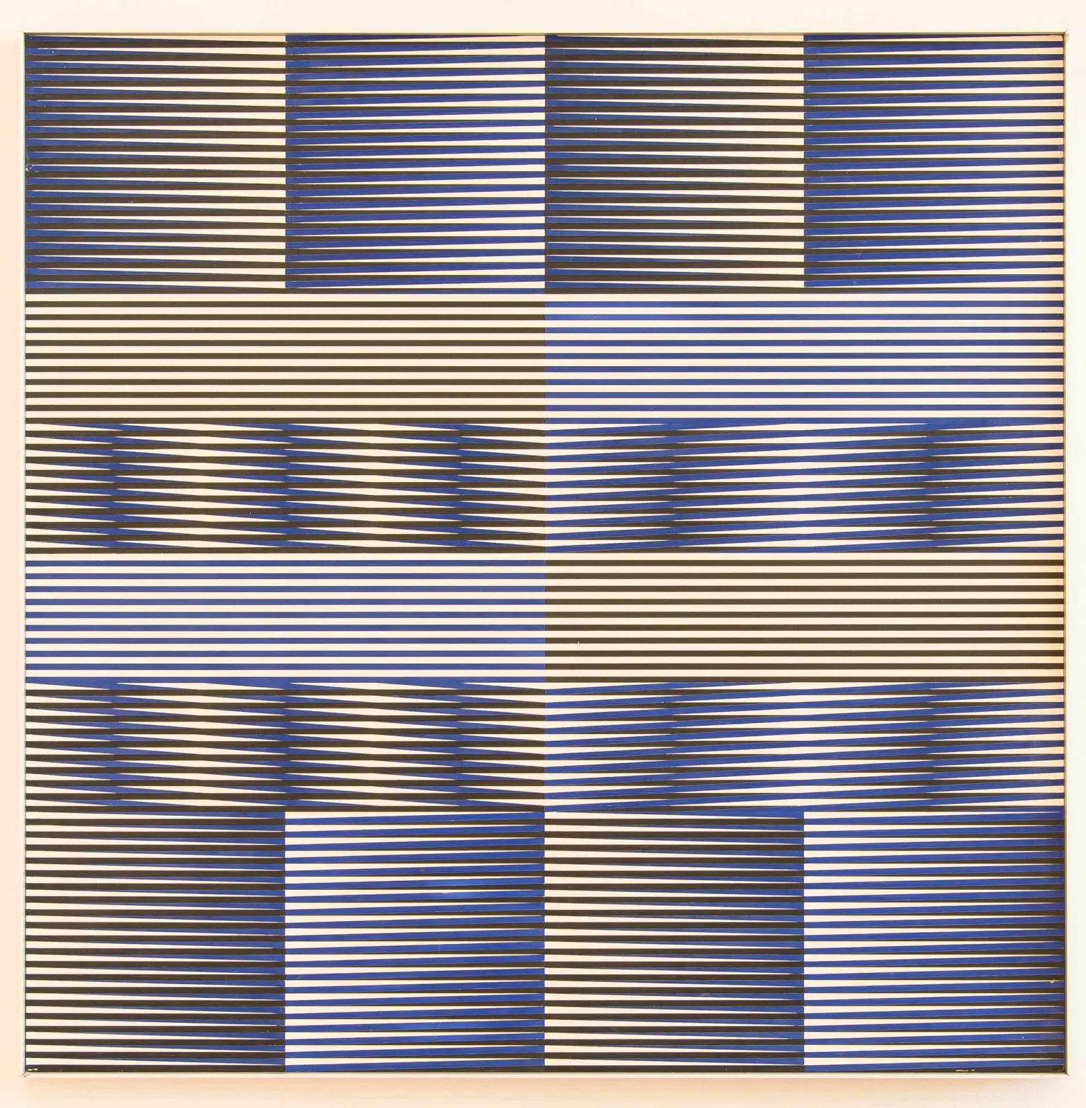 Carlos Cruz-Diez, "Inducción Cromática 96," 1974, at Sicardi | Ayers | Bacino (Photo by Francisco Ramos. Courtesy Sicardi | Ayers | Bacino)