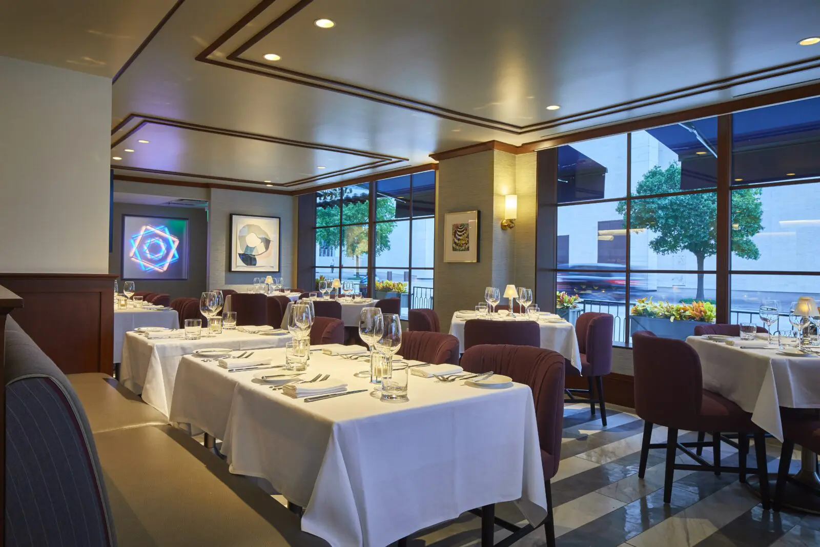 Fine dining, great cocktails and pre-theater dinners are popular at The Lancaster's Cultivated F&B restaurant. 