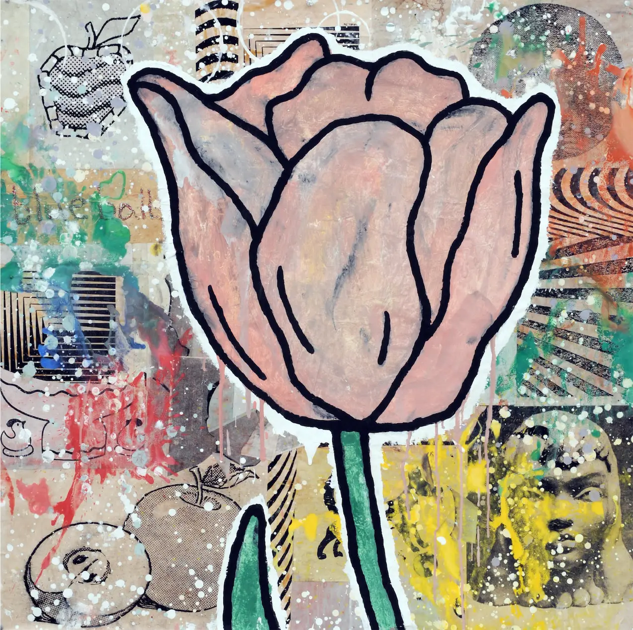 Donald Baechler, "Cause for a Pause," 2009, at McClain Gallery