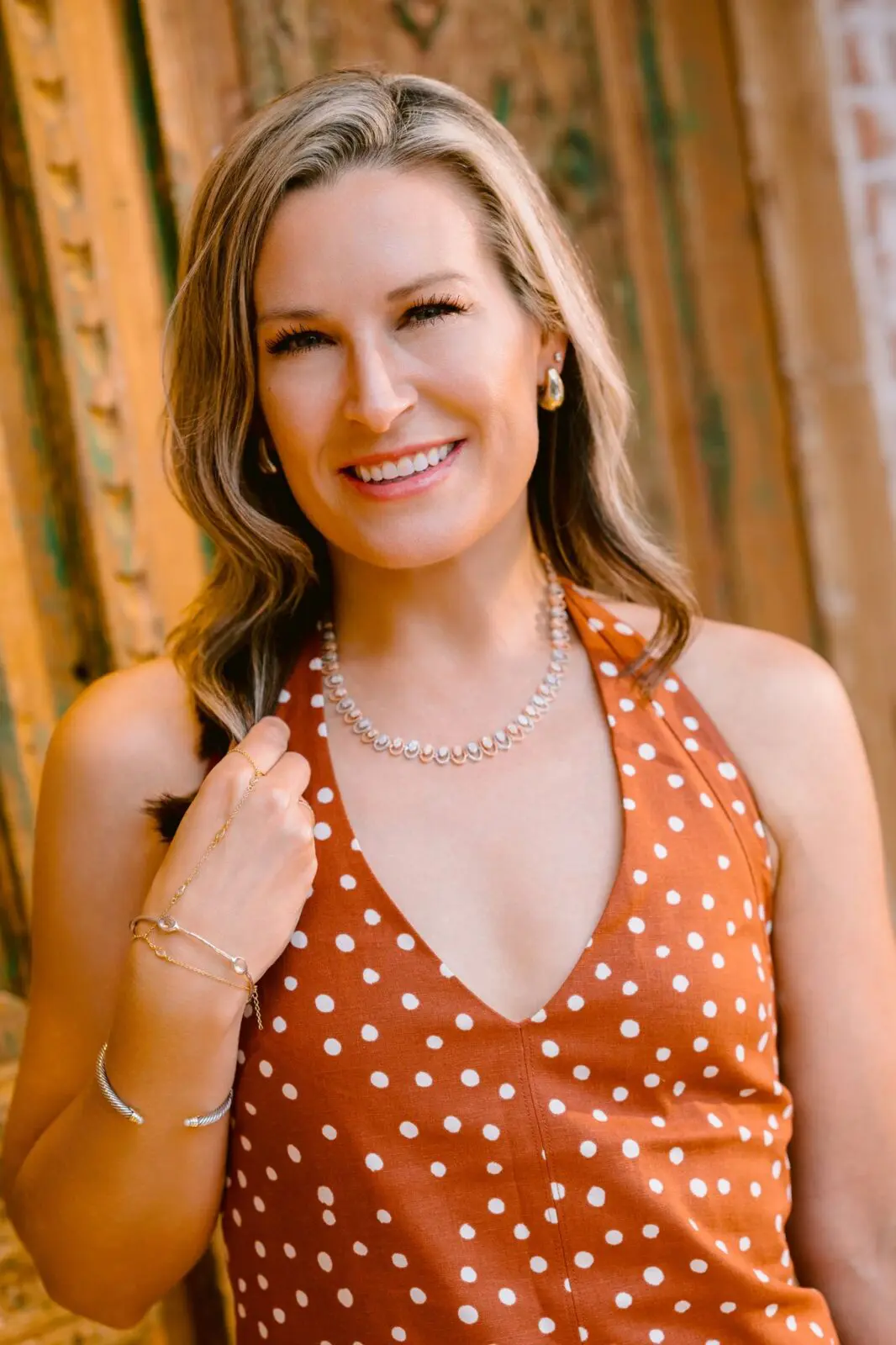 Bethany Buchanan models SĀMAÁ Diamonds at the gathering at posh Santé  (Photo by Si Vo Photography)
