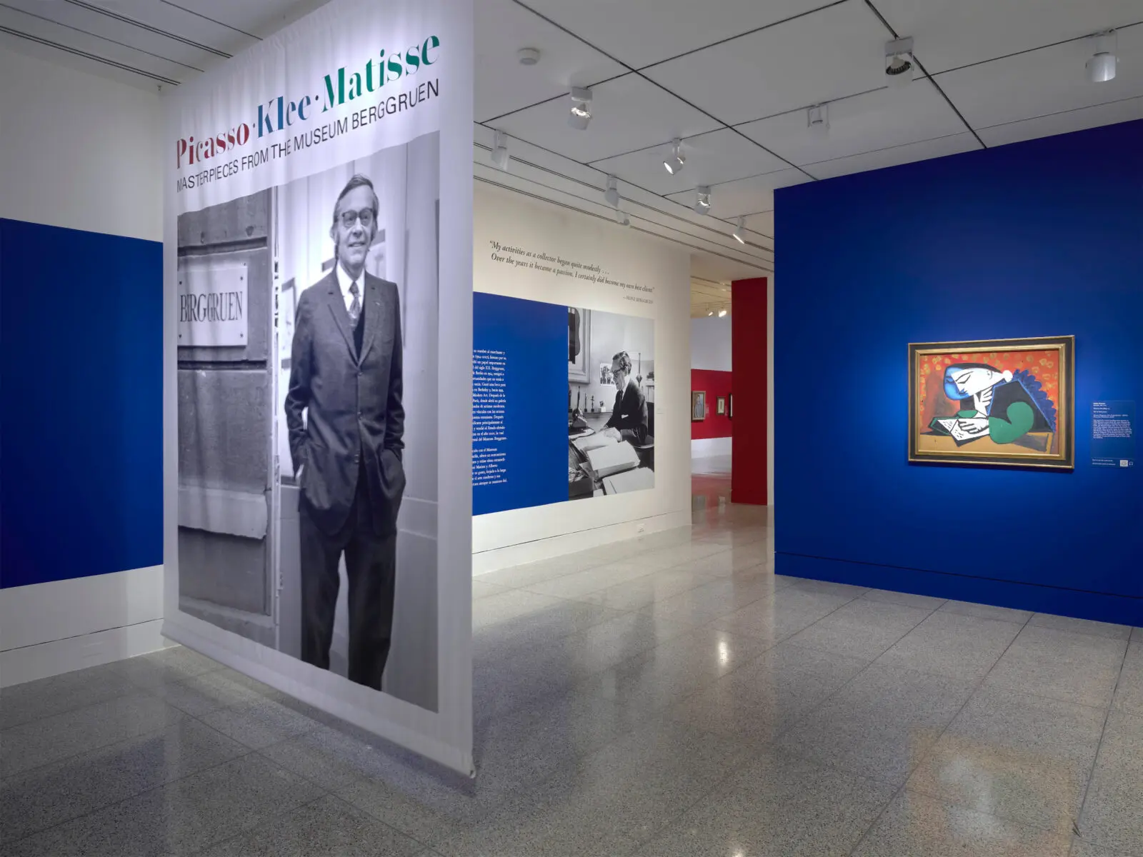 Installation view of “Picasso-Klee-Matisse: Masterpieces from the Museum Berggruen” at Museum of Fine Arts, Houston
