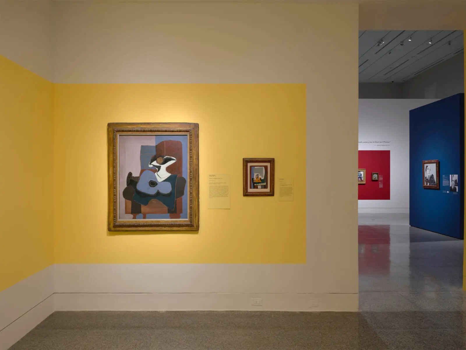 Installation view of “Picasso-Klee-Matisse: Masterpieces from the Museum Berggruen” at Museum of Fine Arts, Houston