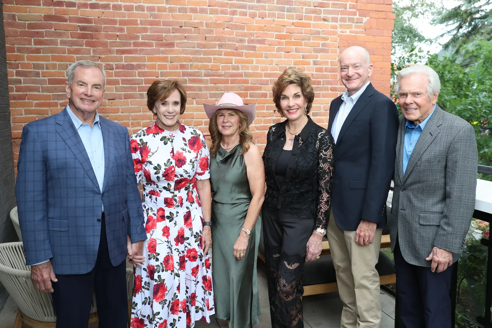 Edd and Nina Hendee, Tonya Callender, Sherry Smith, Dr. David Callender, Jim Smith (Priscilla Dickson)