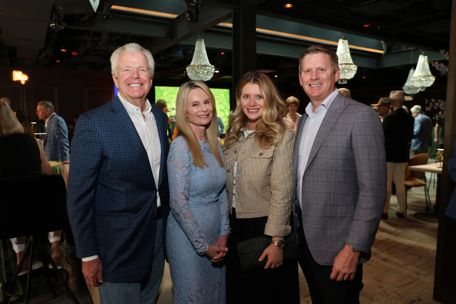 Gregg & JoLynn Falgout, Christine & Bill Gutknecht at the Memorial Hermann Foundation Aspen retreat (Photo by Priscilla Dickson)