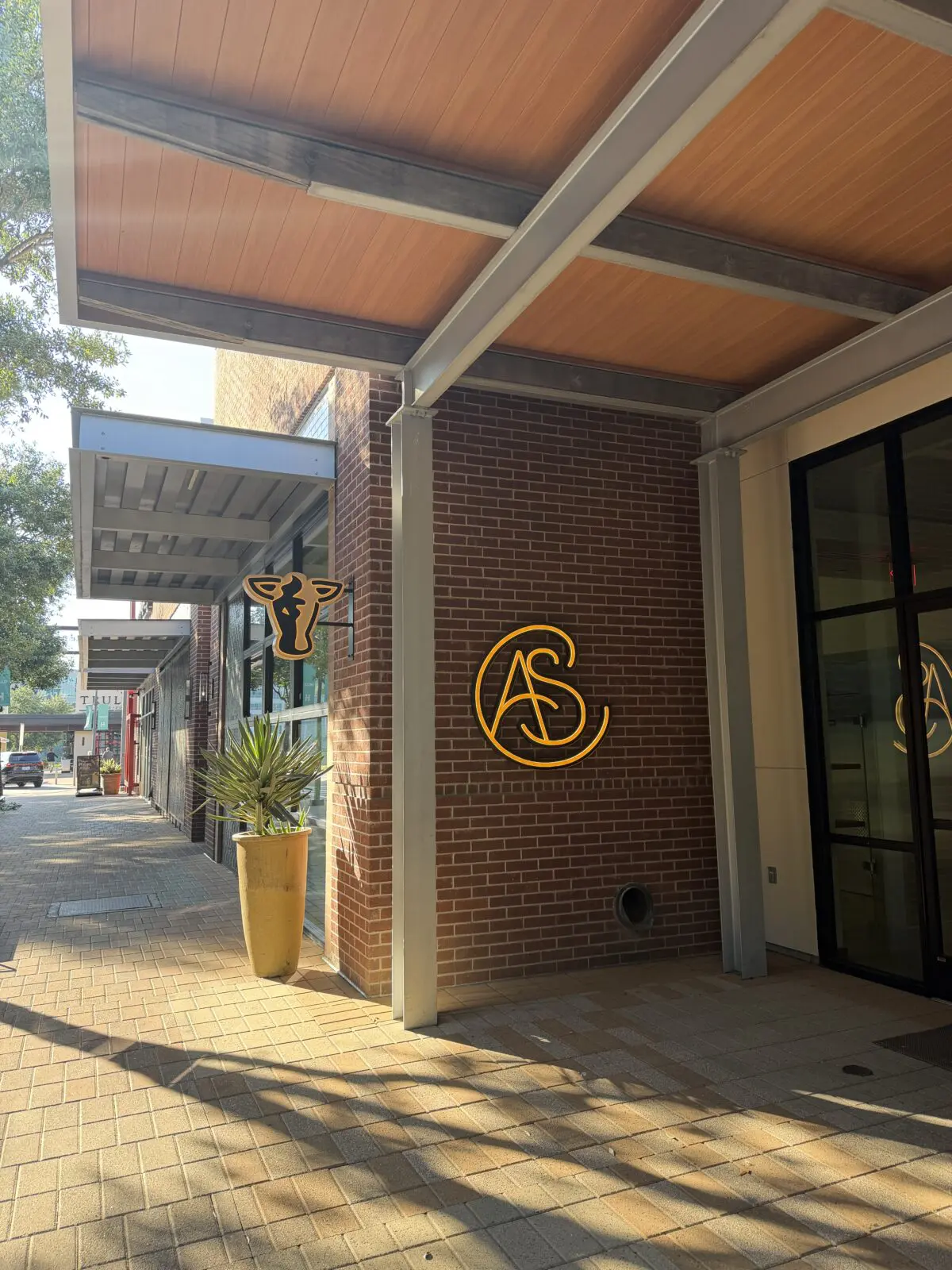 Charolais, by Chef Austin Simmons, is now open on Hughes Landing. (Photo by Laura Landsbaum)