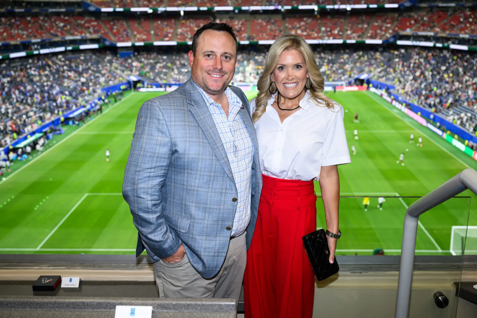 Terry & Amanda Boffone at a 2026 World Cup match