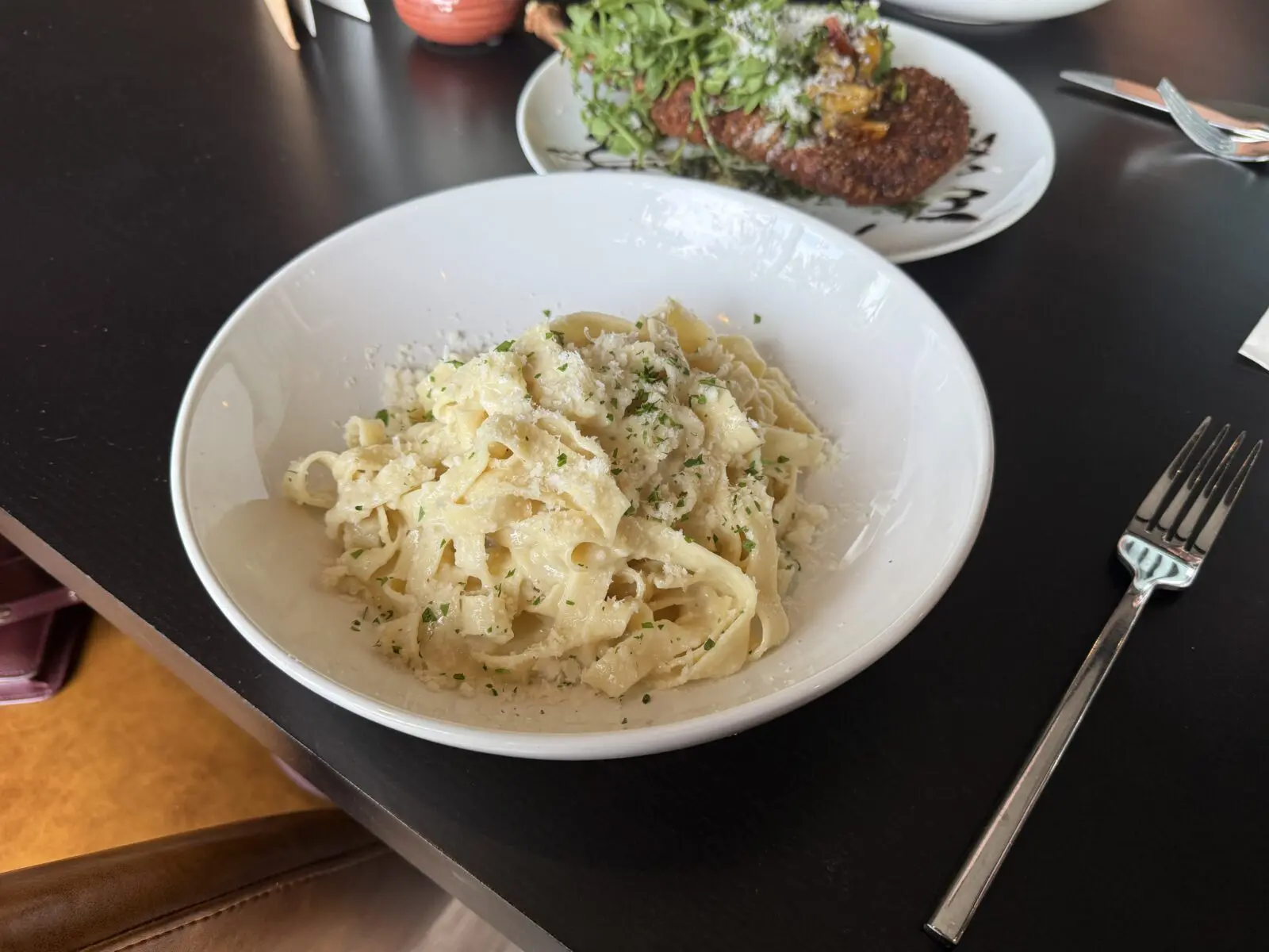 We loved the “True” Italian Alfredo with only fettuccini, butter, garlic, and Parmesan — the authentic Italian way. (Photo by Megan Ziots)