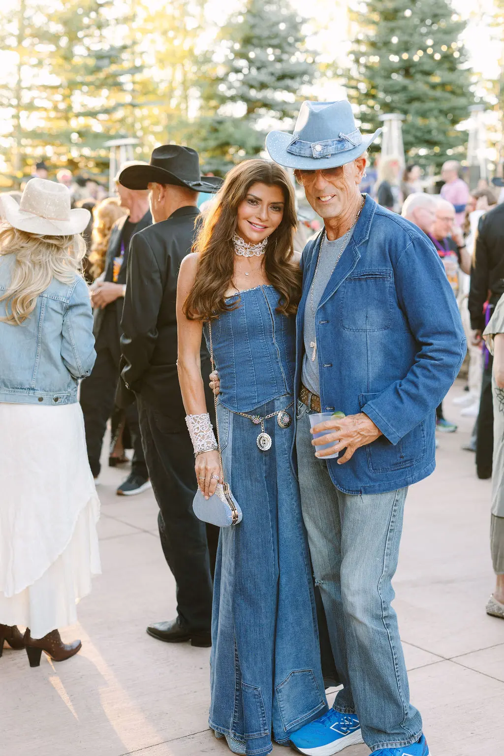 Sarah Sawaya, Clifford Pugh at the rock concert-themed birthday party. (Photo by Sparkle Photography)