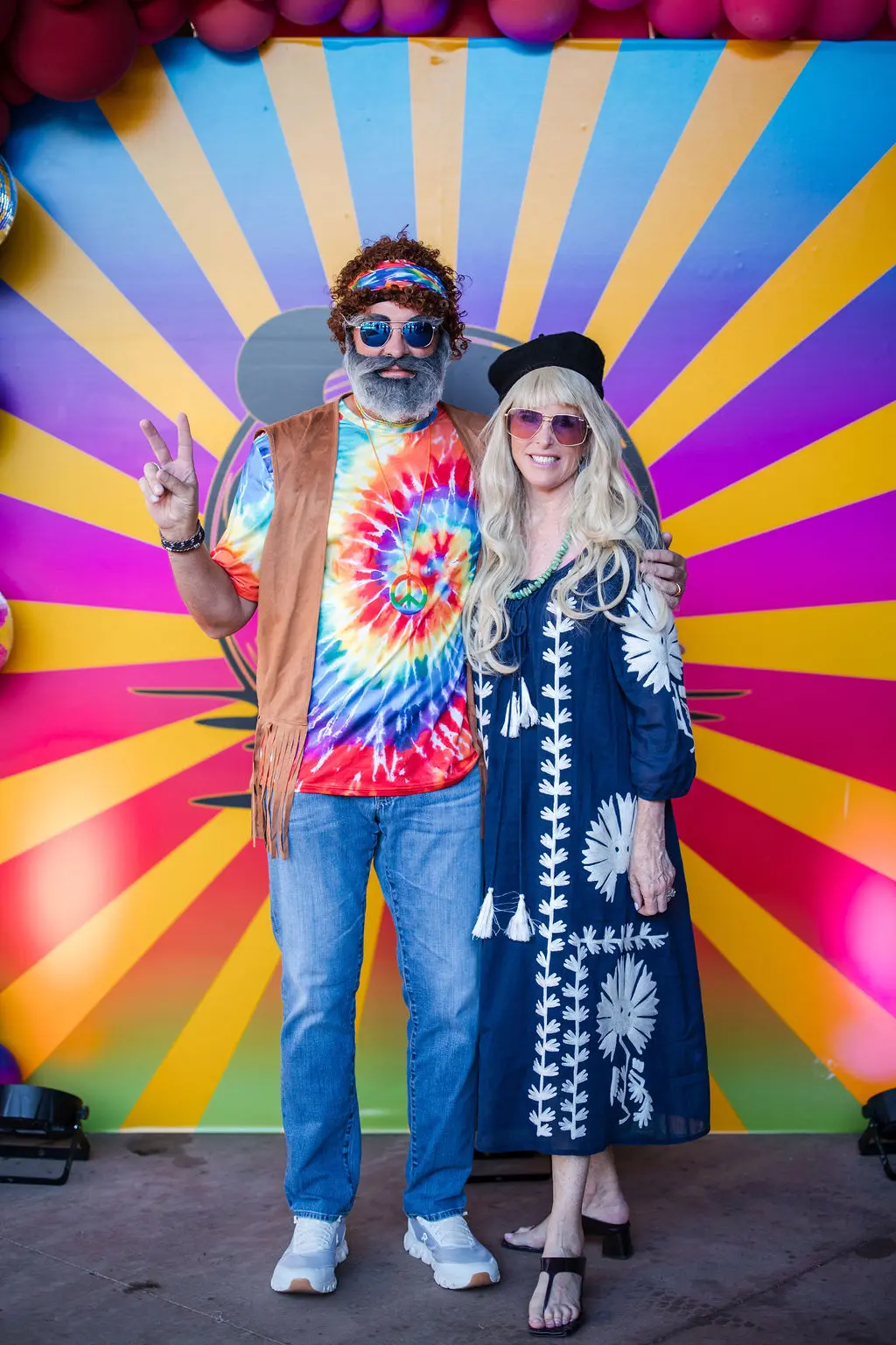 John Lamar, Faith Wheeler at the rock concert-themed birthday party. (Photo by Sparkle Photography)