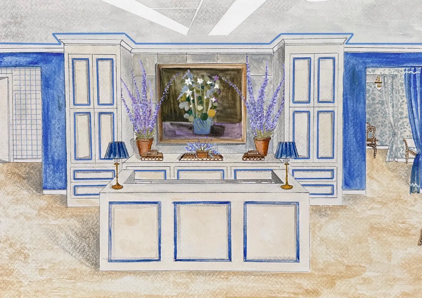 "We always want our stores to feel less like traditional retail spaces and more like welcoming homes that invite people to stay awhile," Amory says. (Courtesy)
