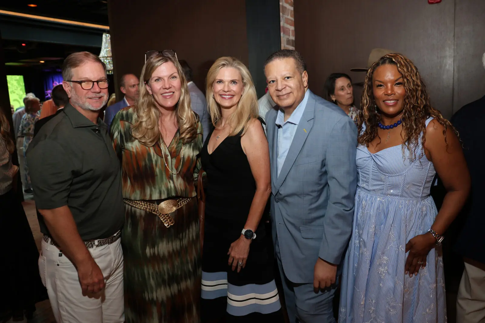 Oscar Brown & Sarah Morgan, Amy Pierce, Frank and Demetra Jones at the Memorial Hermann Foundation Aspen retreat (Photo by Priscilla Dickson)