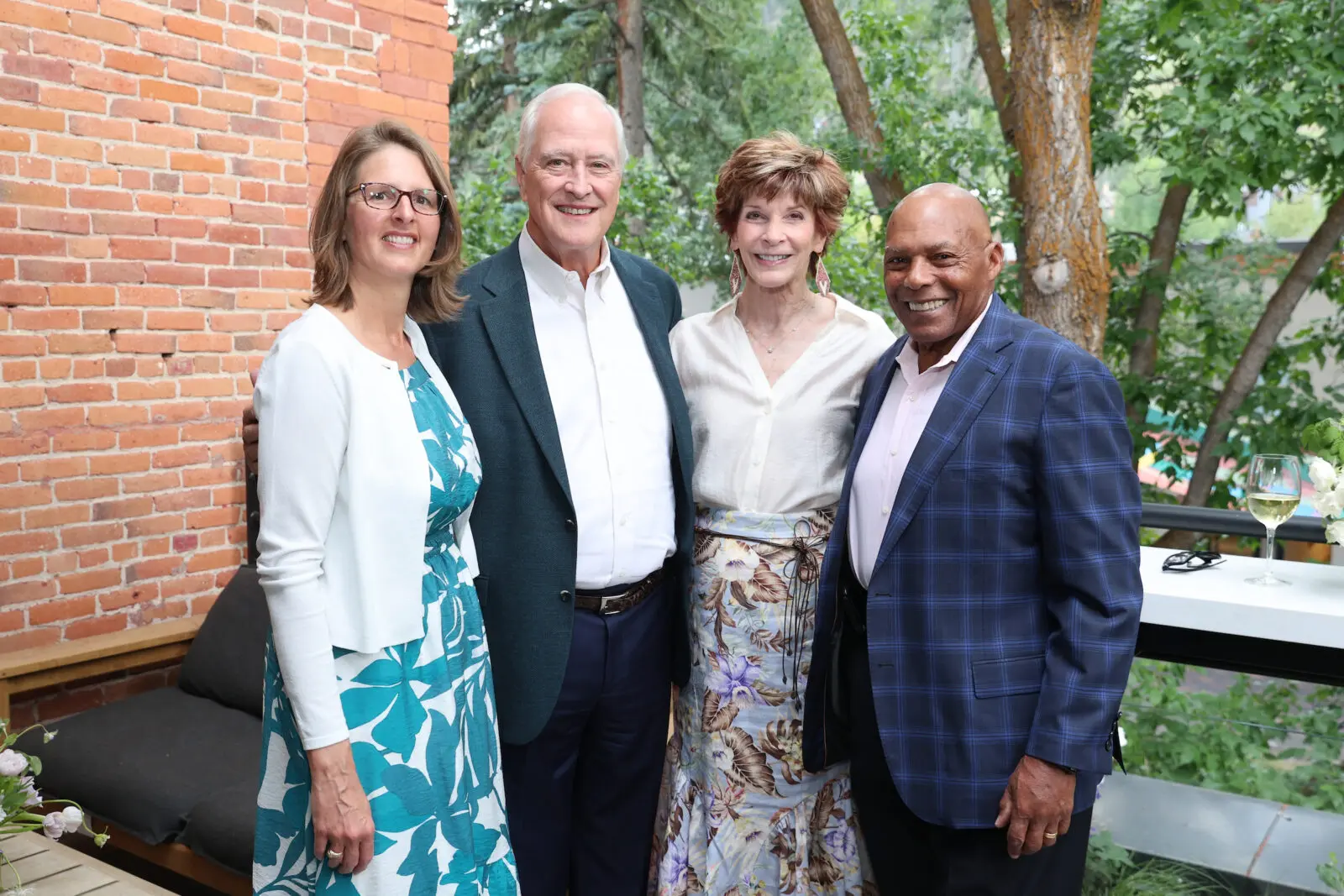 Rhonda Abbott, Will & Mary Williams, Sam Golden at the Memorial Hermann Foundation Aspen retreat (Photo by Priscilla Dickson)