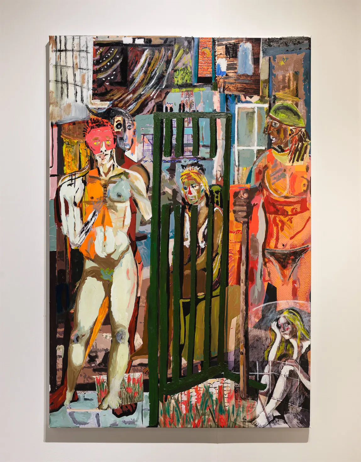 Olivier Souffrant, "Untitled (Guillotine)," 2025, at Zidoun-Bossuyt Gallery
