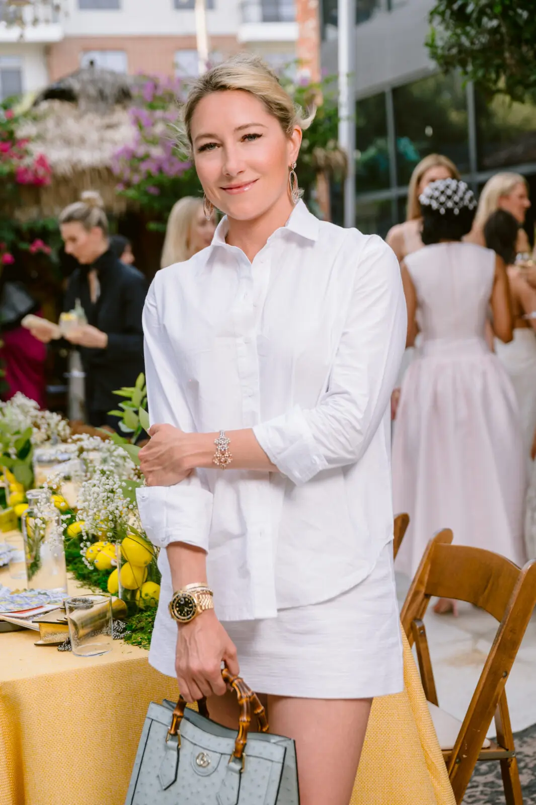 Jessica O'Connor at the SĀMAÁ Diamonds event at Santé Lounge (Photo by Si Vo Photography)