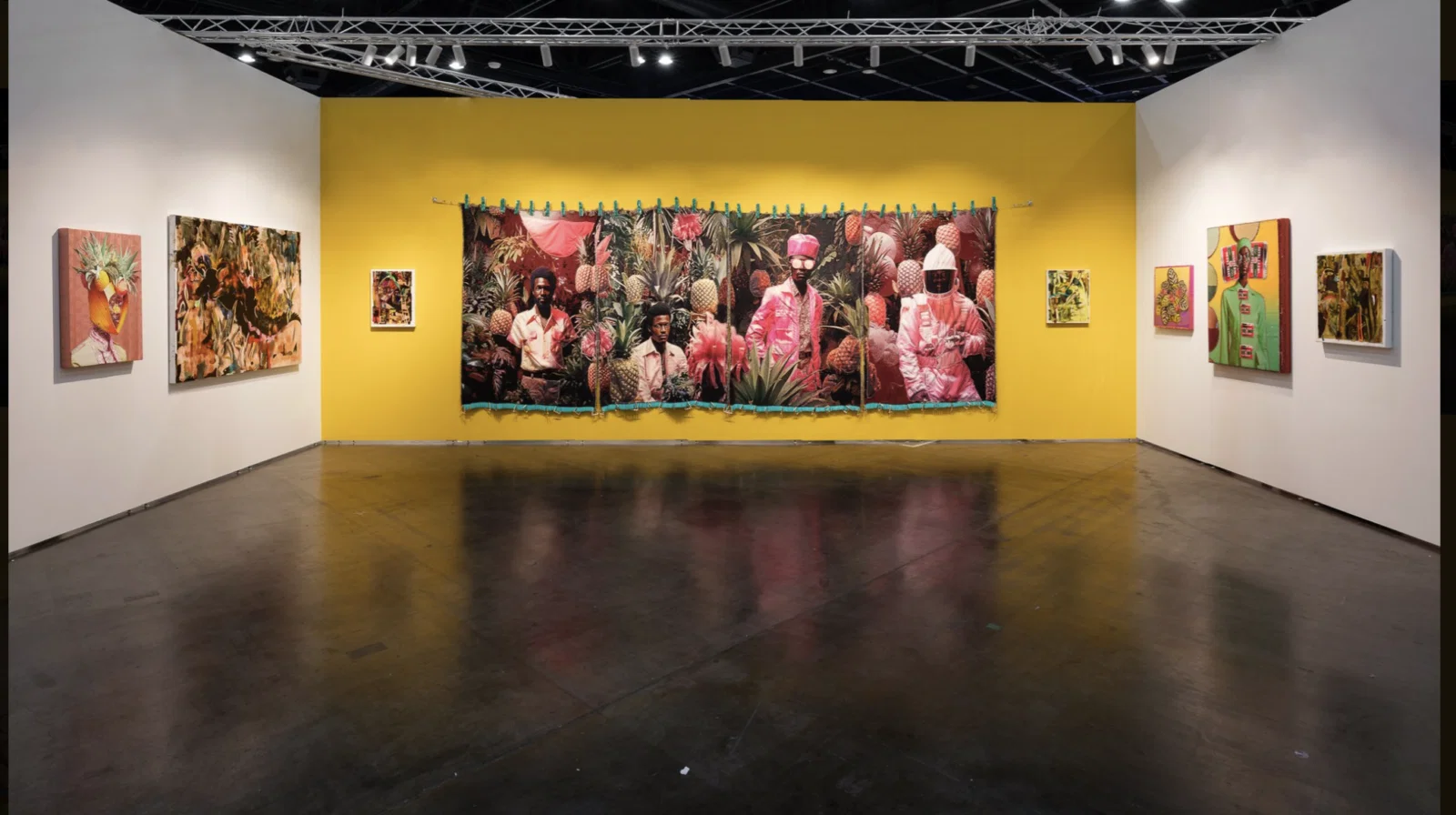 Tern Gallery, Untitled Art, Houston, 2025, showcased Leasho Johnson (Jamaica) and April Bey (Bahamas).