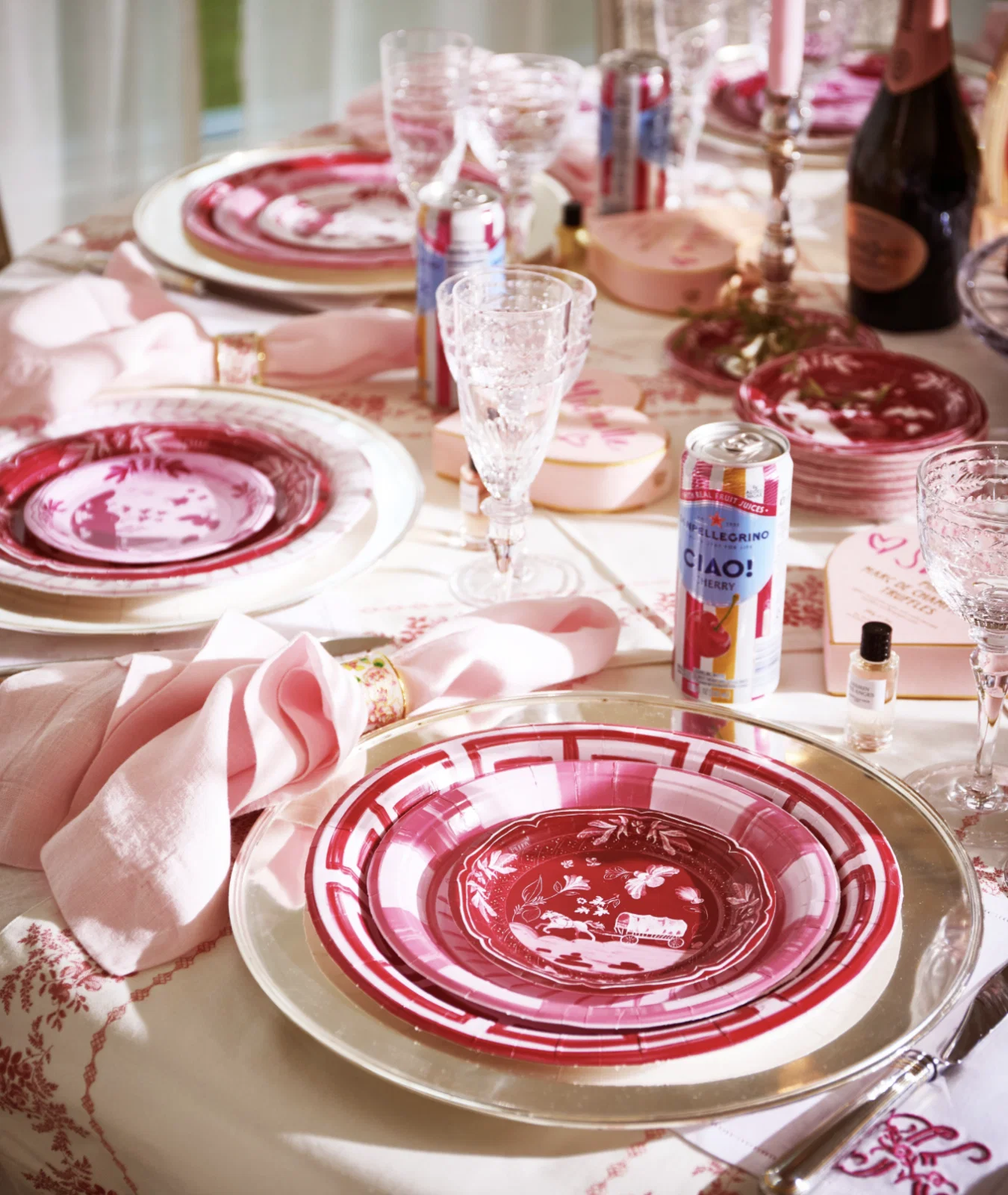 Pavilion paper plates are colorful, stackable and completely disposable.
