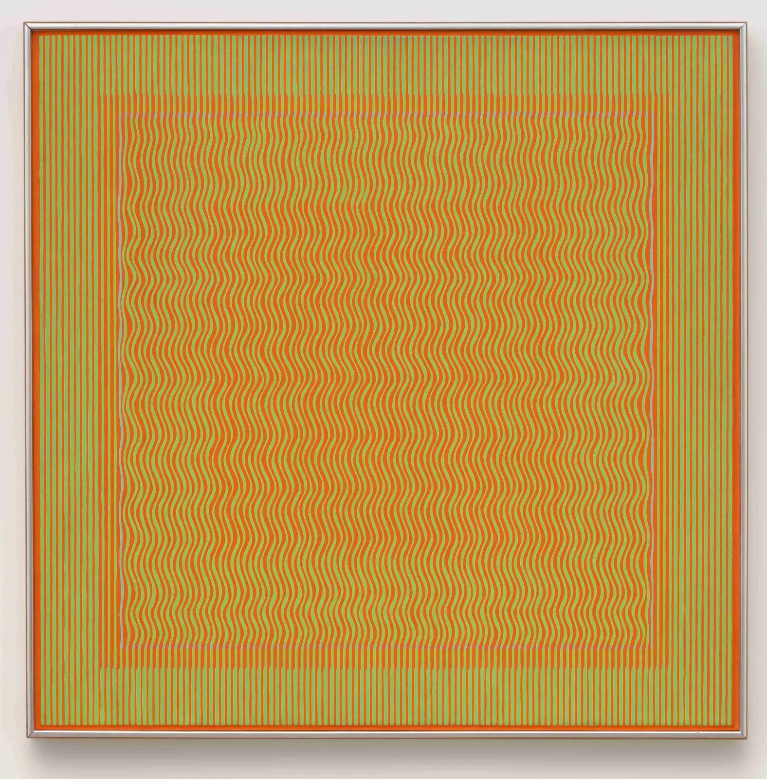 Julian Stanczak, "Interaction," 1964, at Sicardi | Ayers | Bacino  (Photo by Francisco Ramos. Courtesy Sicardi | Ayers | Bacino)