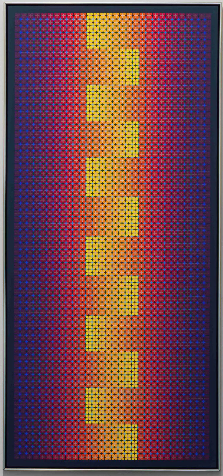 Julian Stanczak, "Additive," 1987, at Sicardi | Ayers | Bacino (Photo by Francisco Ramos. Courtesy Sicardi | Ayers | Bacino)