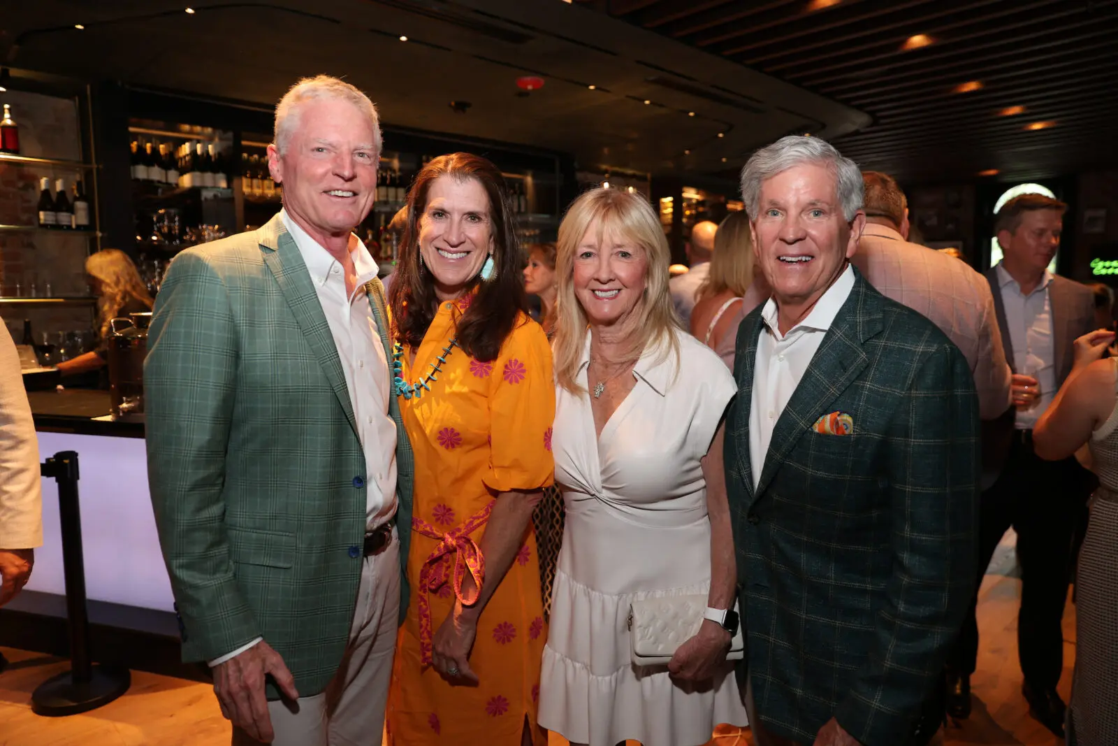 Steve & Kate Gibson, Mary & John Eads at the Memorial Hermann Foundation Aspen retreat (Photo by Priscilla Dickson)
