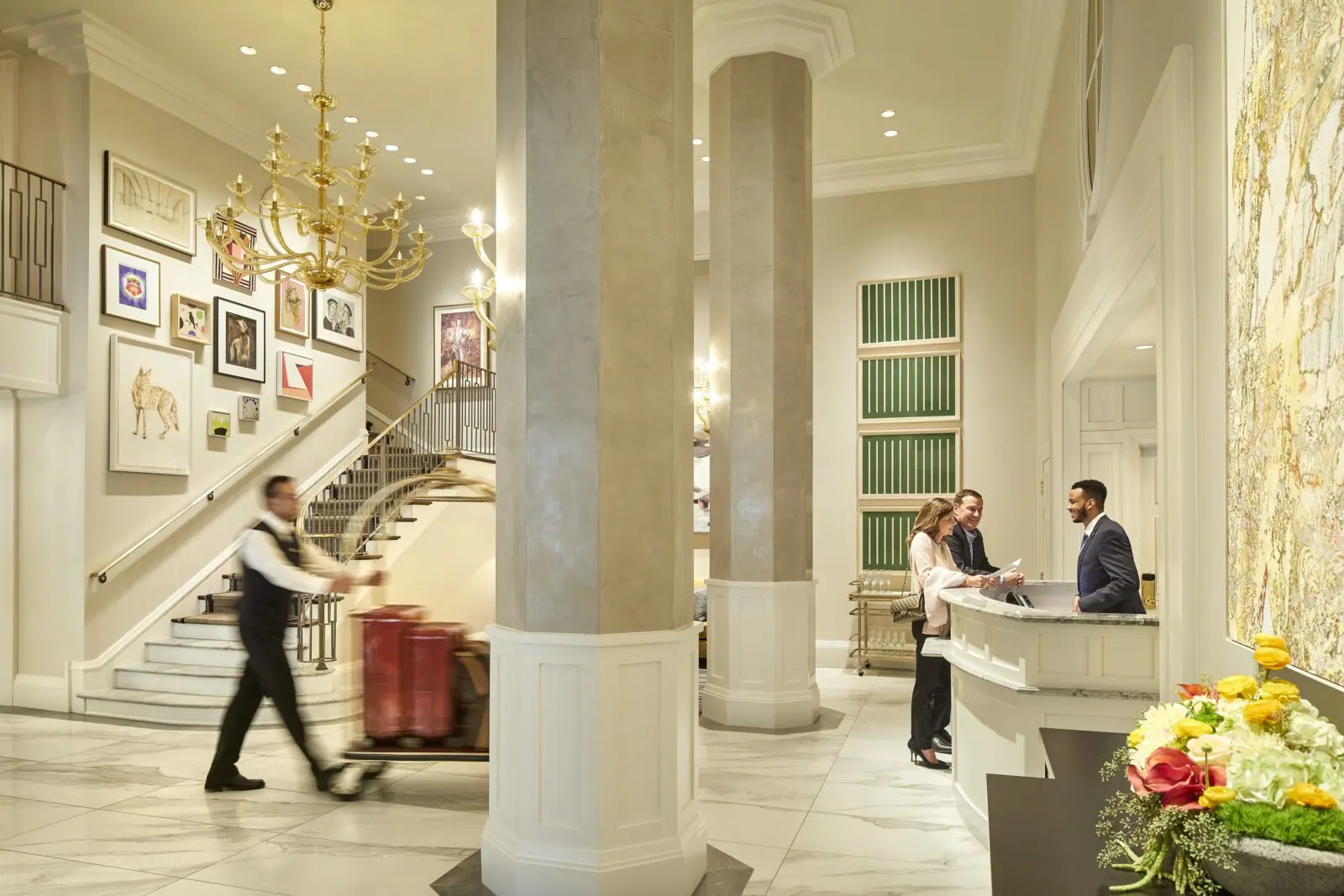 The Lancaster Hotel,noted for historic charm and cosmopolitan sophistication earns top honors in Houston.