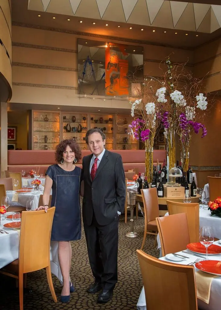 Tony and Donna Vallone in their Richmond Avenue restaurant. 