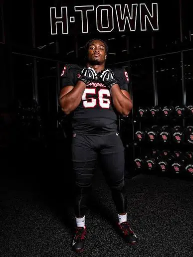 Shadre Hurst is an imposing physical specimen for University of Houston football.
