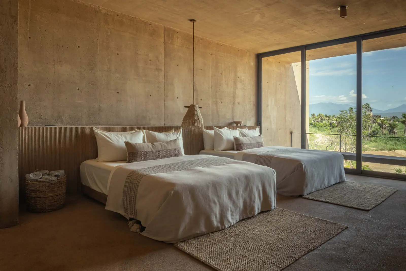 Paradero Homes will feature concrete, wood, and volcanic stone, framing views rather than competing with them.
