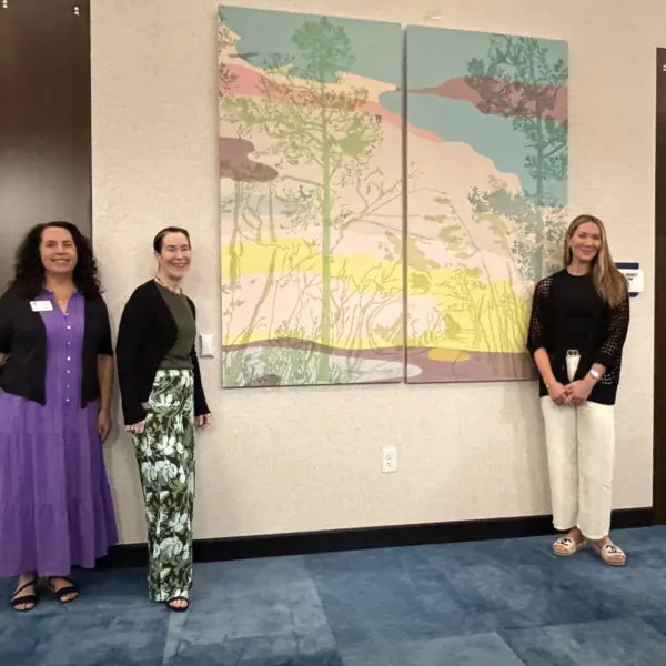 Mural Kevin Brady Community Center Jenny Carattini-Wright, Marlo Saucedo and Haley Garcia