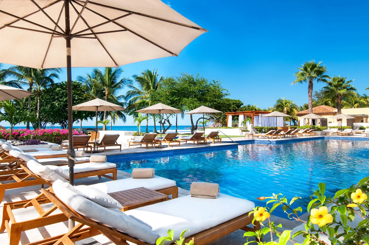 The tranquil peninsula serves as an intimate hideaway for guests. (Photo by The St. Regis Punta Mita)