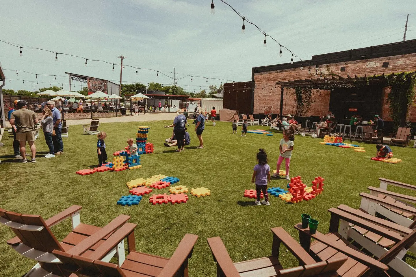 Wild Acre Restaurant & Beer Garden makes a strong case for being Fort Worth’s most family-friendly brewery. (Photograph by Wild Acre Brewing)