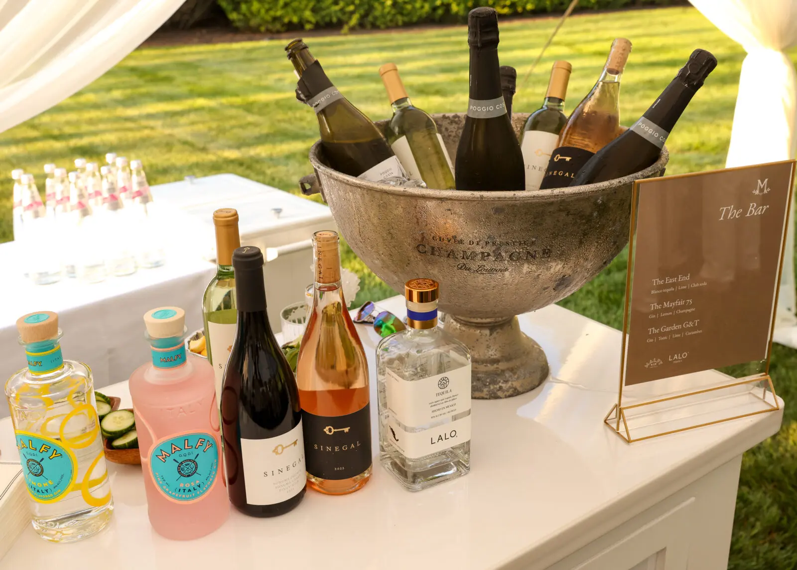 Haus Cellars provides the vino for The Studio Mayfair event in the Hamptons (Photo by BFA / Kevin Czopek)