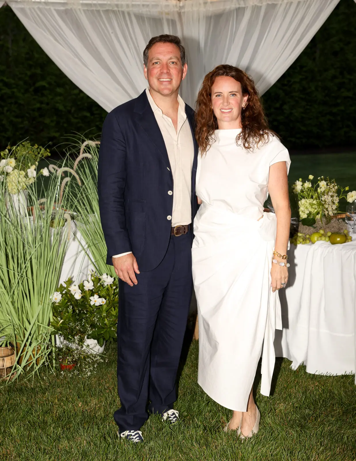 San Antonio Spurs owner Peter J. Holt & Lauren Kate Holt at The Studio Mayfair affaire in the Hamptons (Photo by BFA / Kevin Czopek)