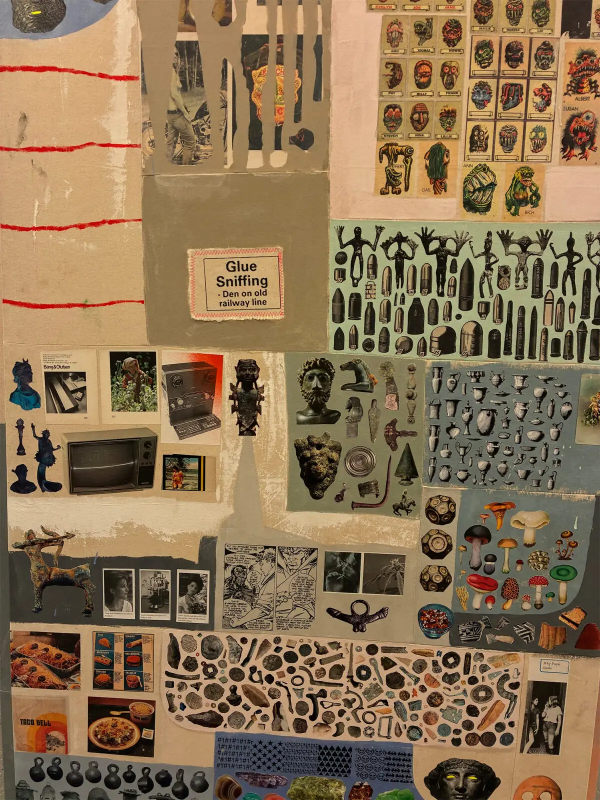 Christopher Cascio, "Threads of Being,"
2026, at Basket Books & Art, on view through August 30, 2026 (Photo by CDA)