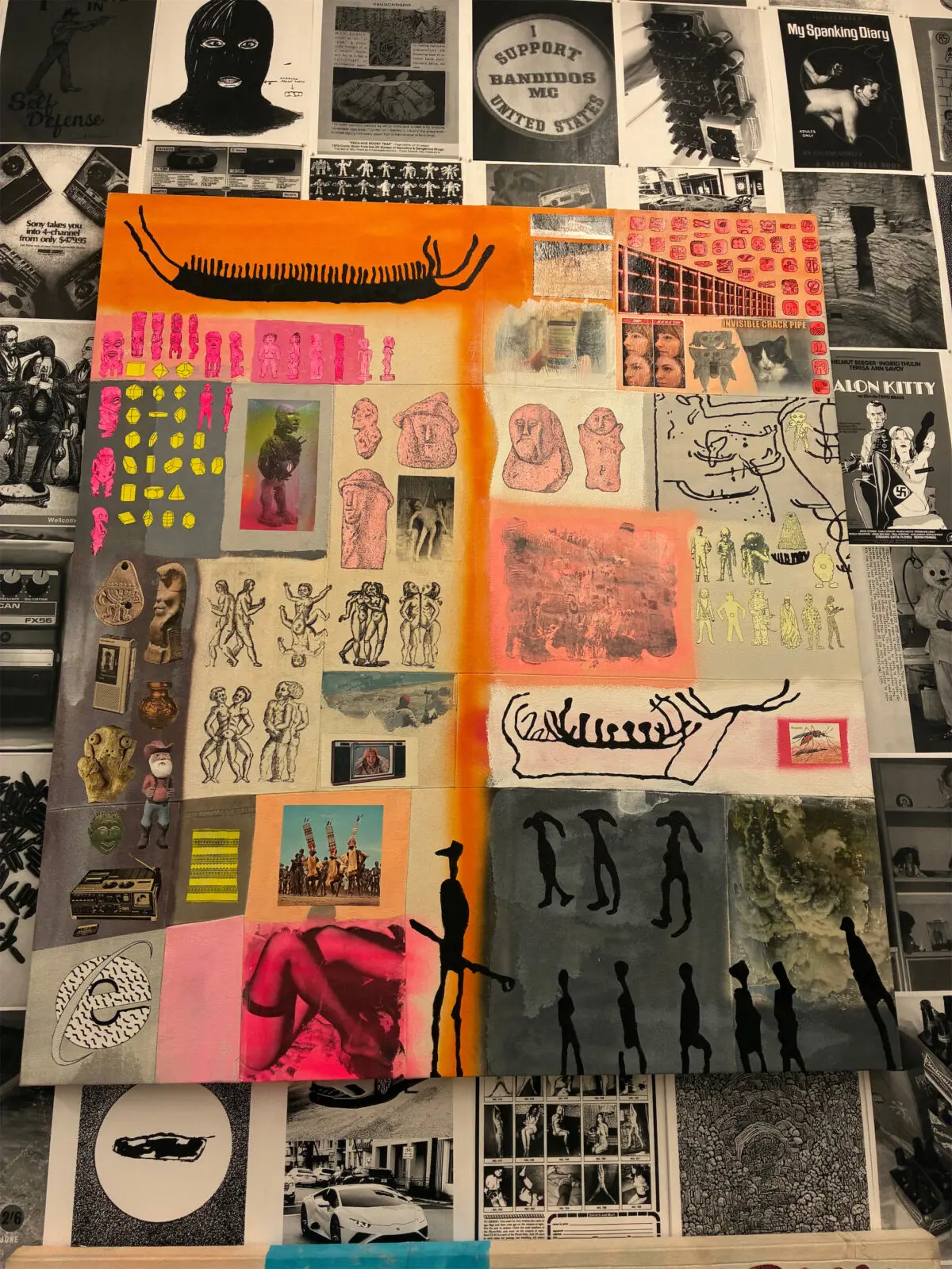 Christopher Cascio, "Codex I," 2025, at Basket Books & Art, on view through August 30, 2026 (Photo by CDA)